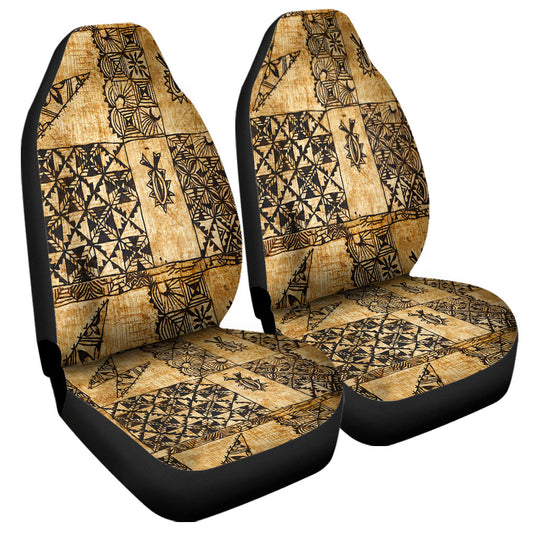 Tonga Car Seat Covers Tapa Cloth Vintage