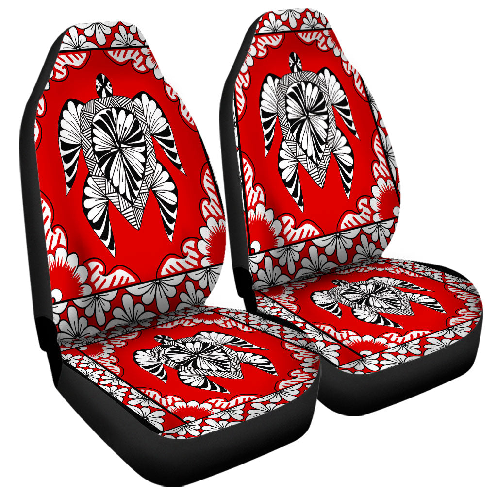 Tonga Car Seat Covers Tapa Turtle Design