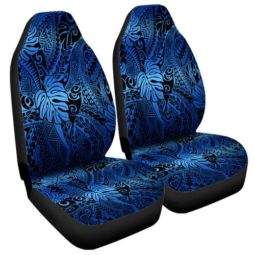 Hawaii Car Seat Covers Tribal Polynesian Pattern Leaf