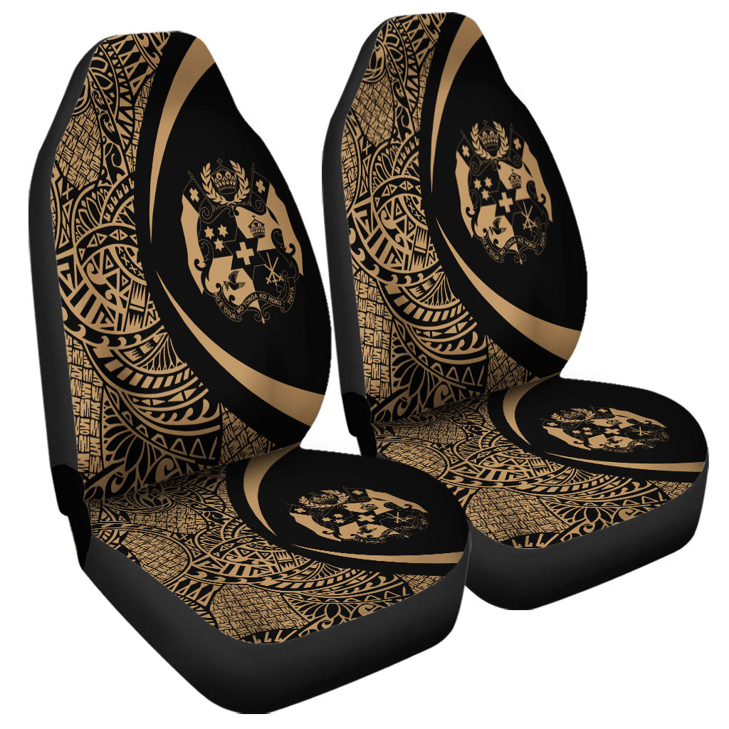 Tonga Car Seat Covers Lauhala Gold Circle Style