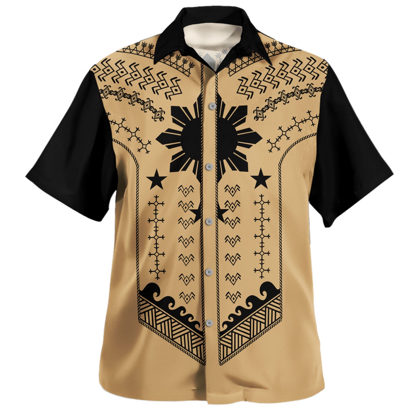 Philippines Filipinos Hawaiian Shirt Sun Tattoo Motifs Designs