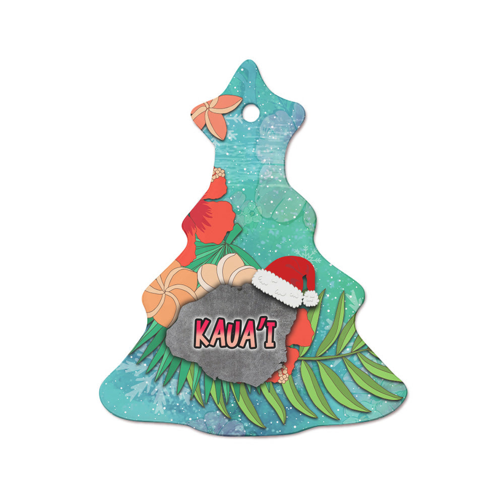 Hawaii Ceramic Ornament Christmas Kauaʻi Island
