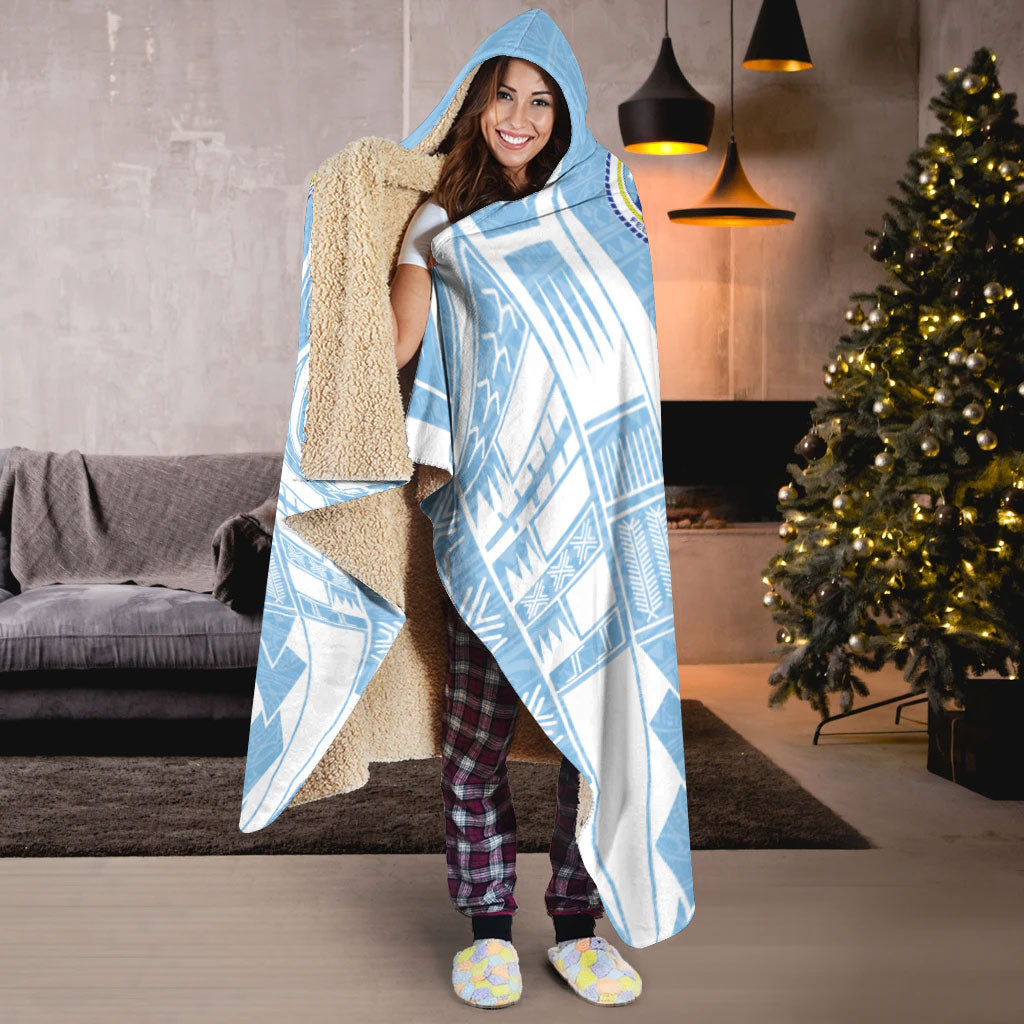Federated States of Micronesia Hooded Blanket - Polynesian Tattoo Flag