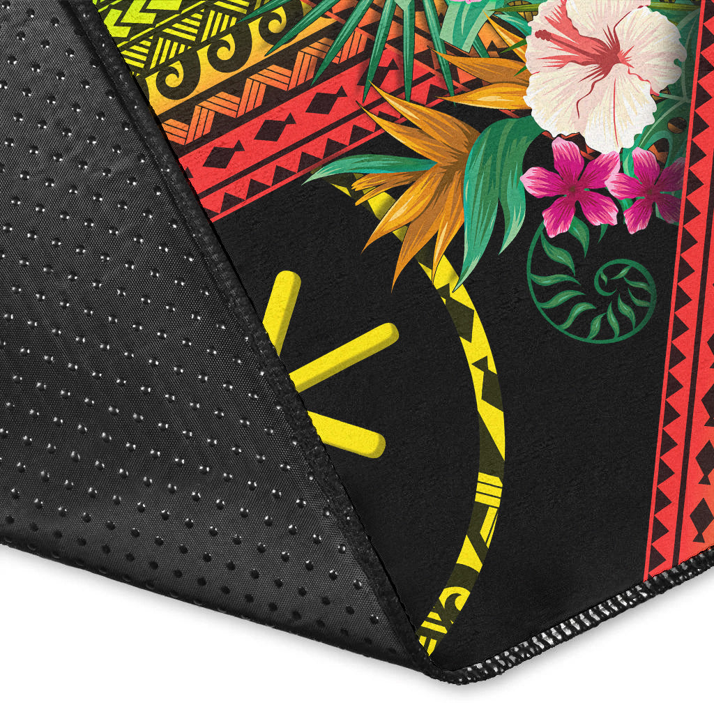 Hawaii Area Rug Kanaka Maoli Polynesian Pattern