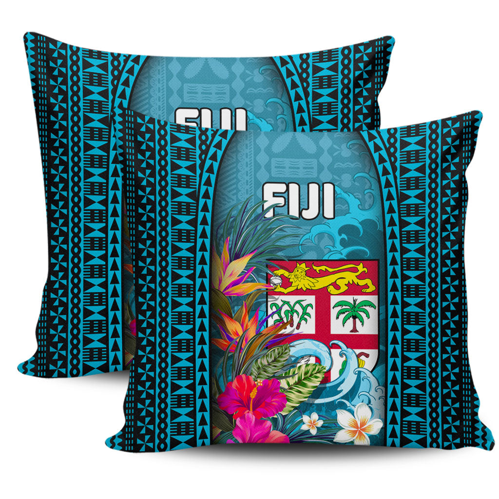 Fiji Pillow Cases Bula Islands Wave Tropical