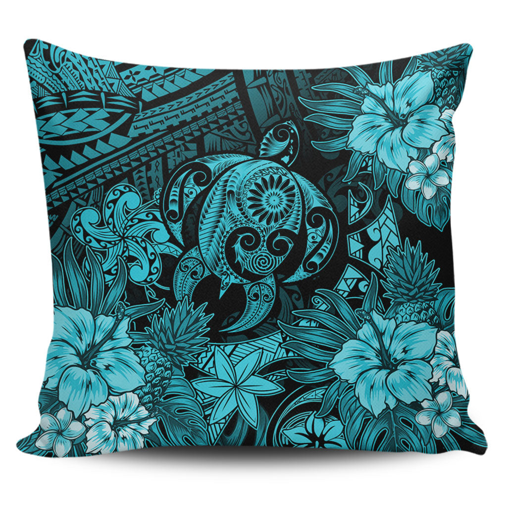Hawaii Pillow Cases Tribal Polynesia Sea Turtle Design Pacific Dream