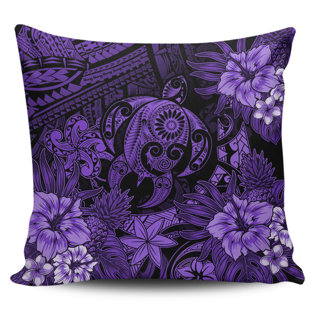Hawaii Pillow Cases Tribal Polynesia Sea Turtle Design Pacific Dream