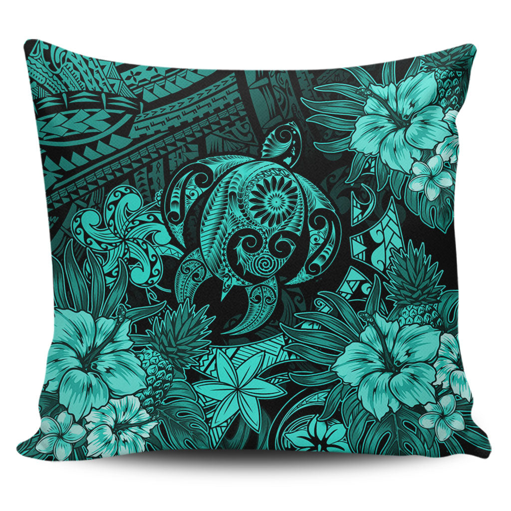 Hawaii Pillow Cases Tribal Polynesia Sea Turtle Design Pacific Dream