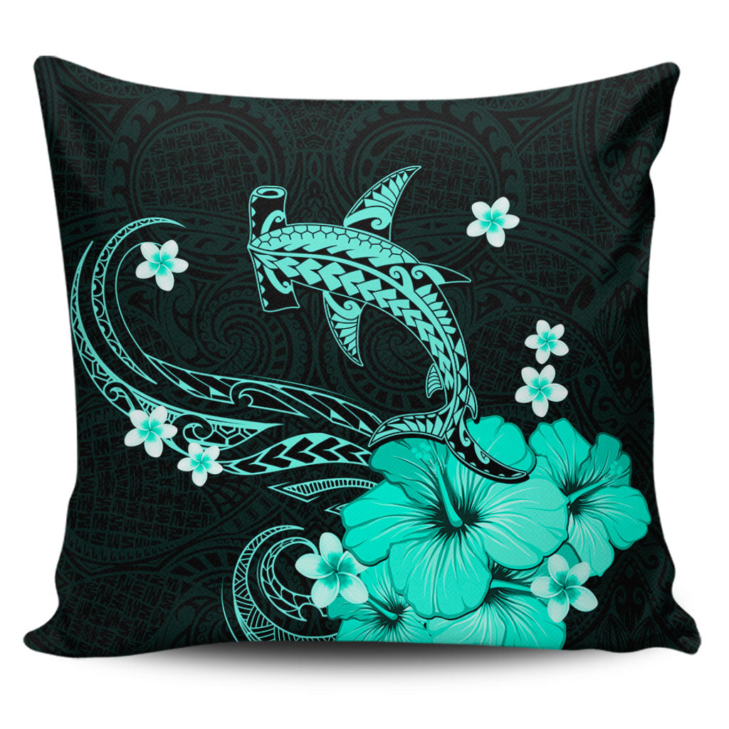 Hawaii Pillow Cover Shark Polynesia Tribal Tattoo