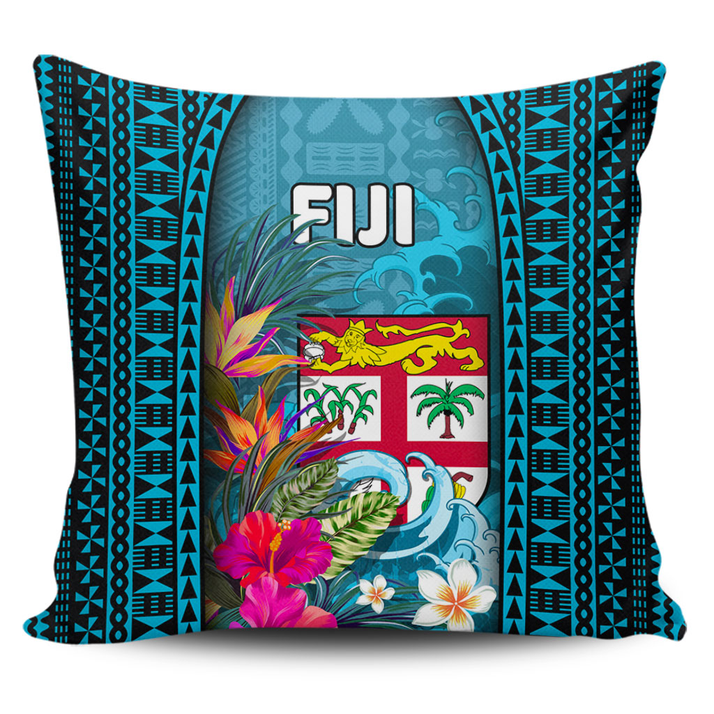 Fiji Pillow Cases Bula Islands Wave Tropical