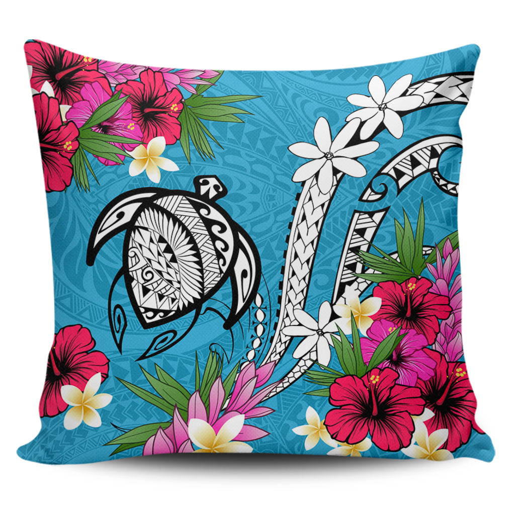 Hawaii Pillow Cover Tribal Polynesia Tropical Summer