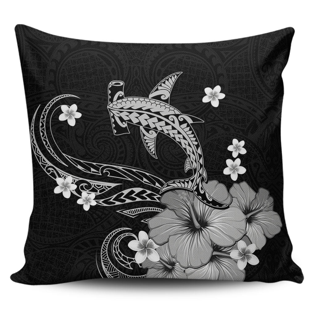 Hawaii Pillow Cover Shark Polynesia Tribal Tattoo