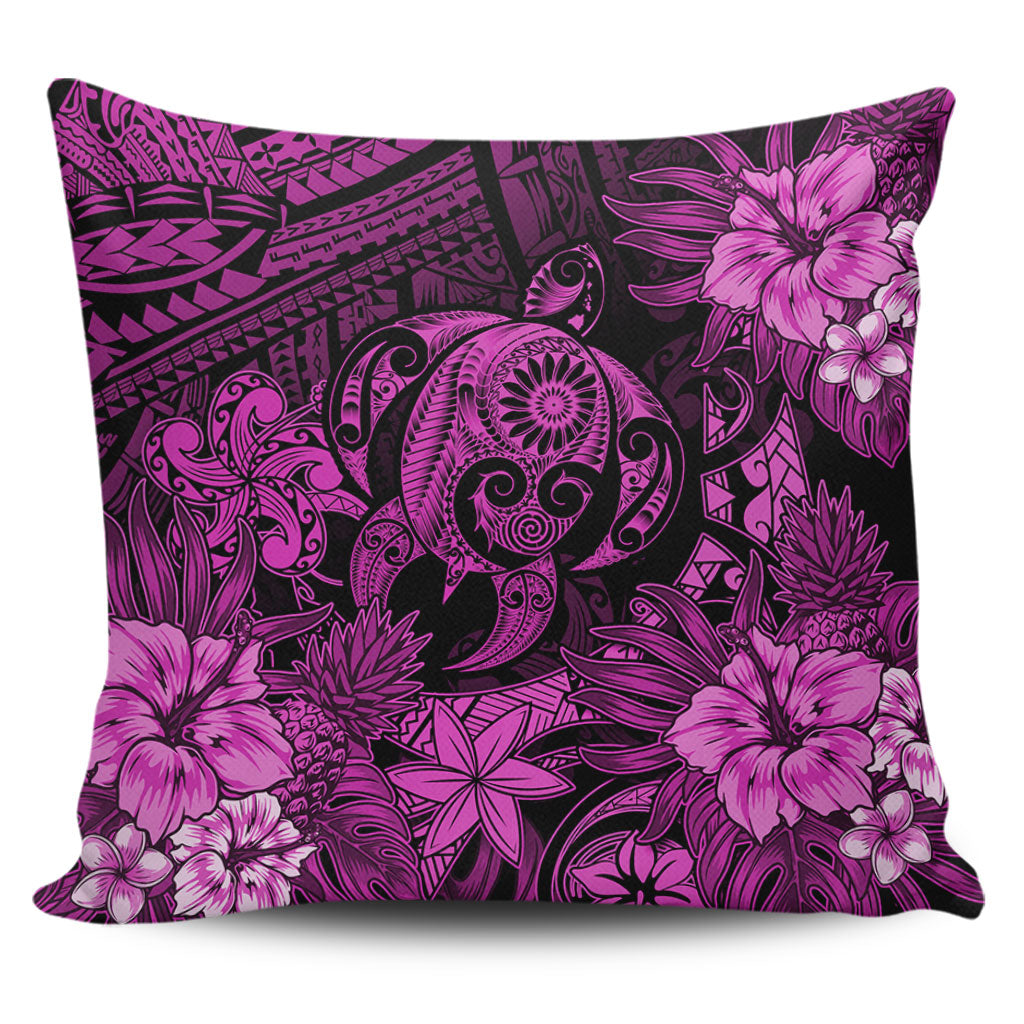 Hawaii Pillow Cases Tribal Polynesia Sea Turtle Design Pacific Dream