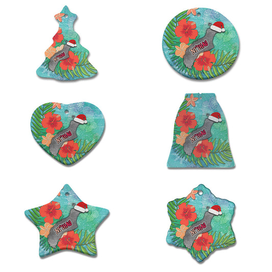 Hawaii Ceramic Ornament Christmas Ni'ihau Island