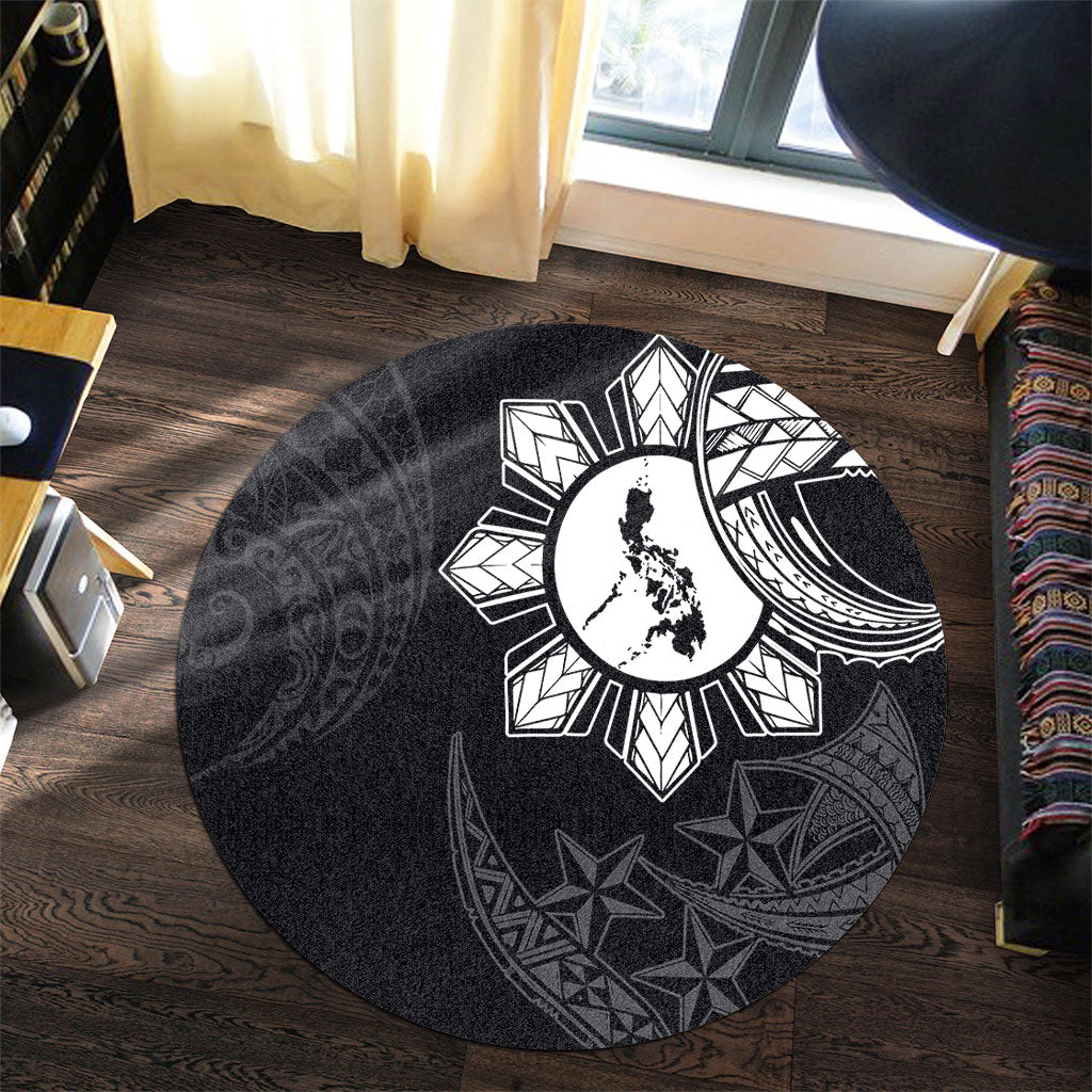 Philippines Filipinos Round Rug Tribal Sun In My Heart