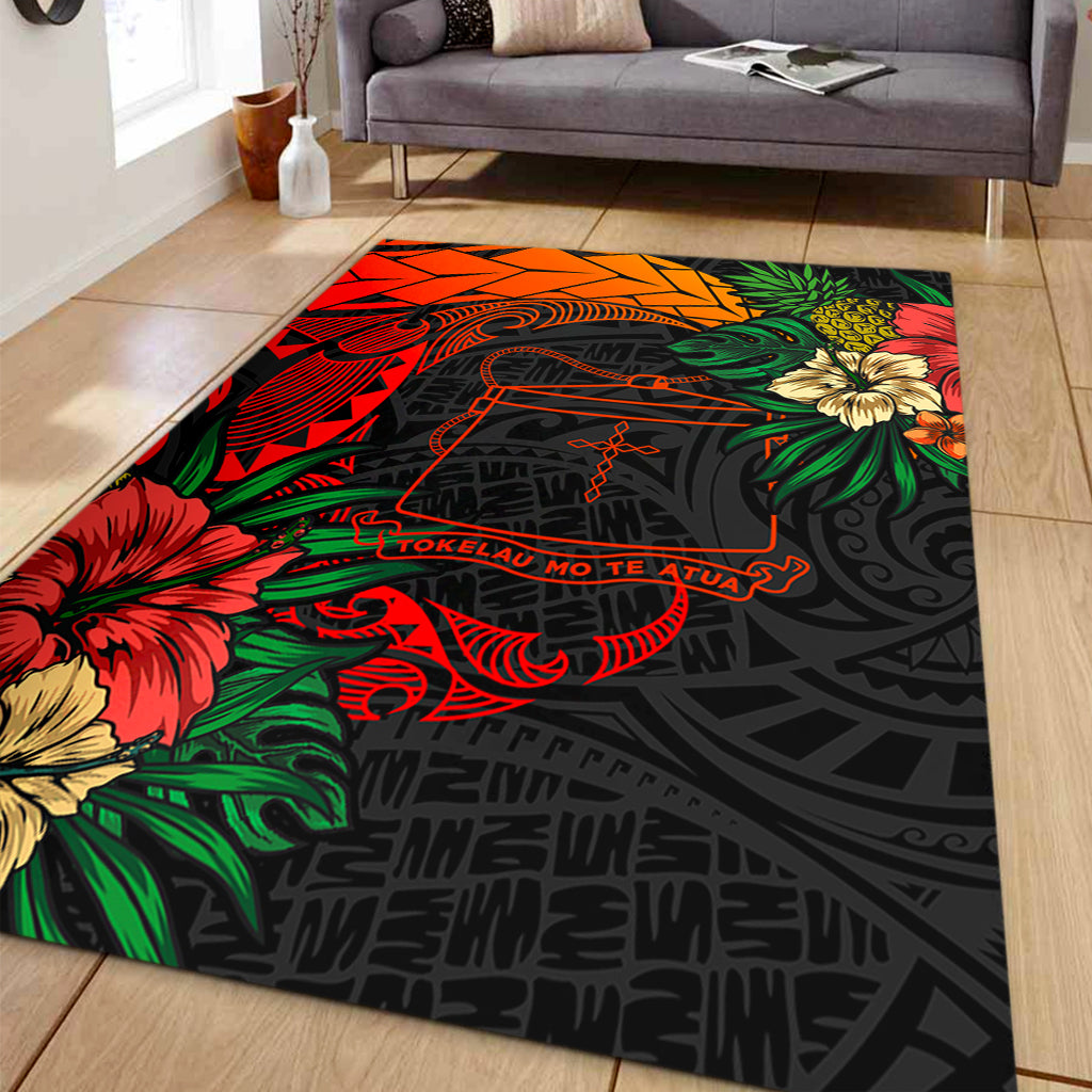 Tokelau Area Rug Polynesian Coat Of Arms Tropical