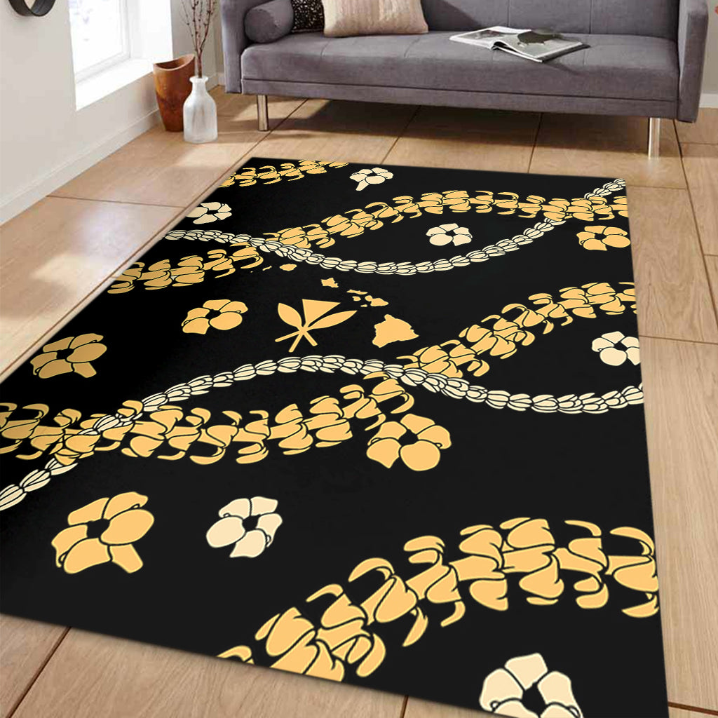 Hawaii Area Rug Curve Floral Lei