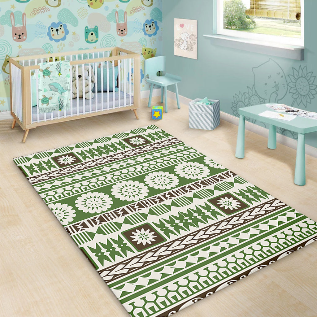 Fiji Area Rug Tapa Pattern