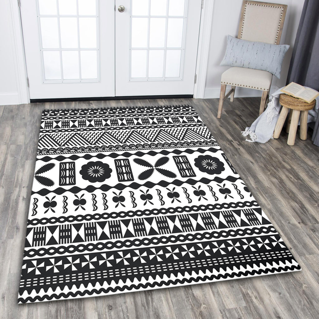 Fiji Area Rug Bula Pattern