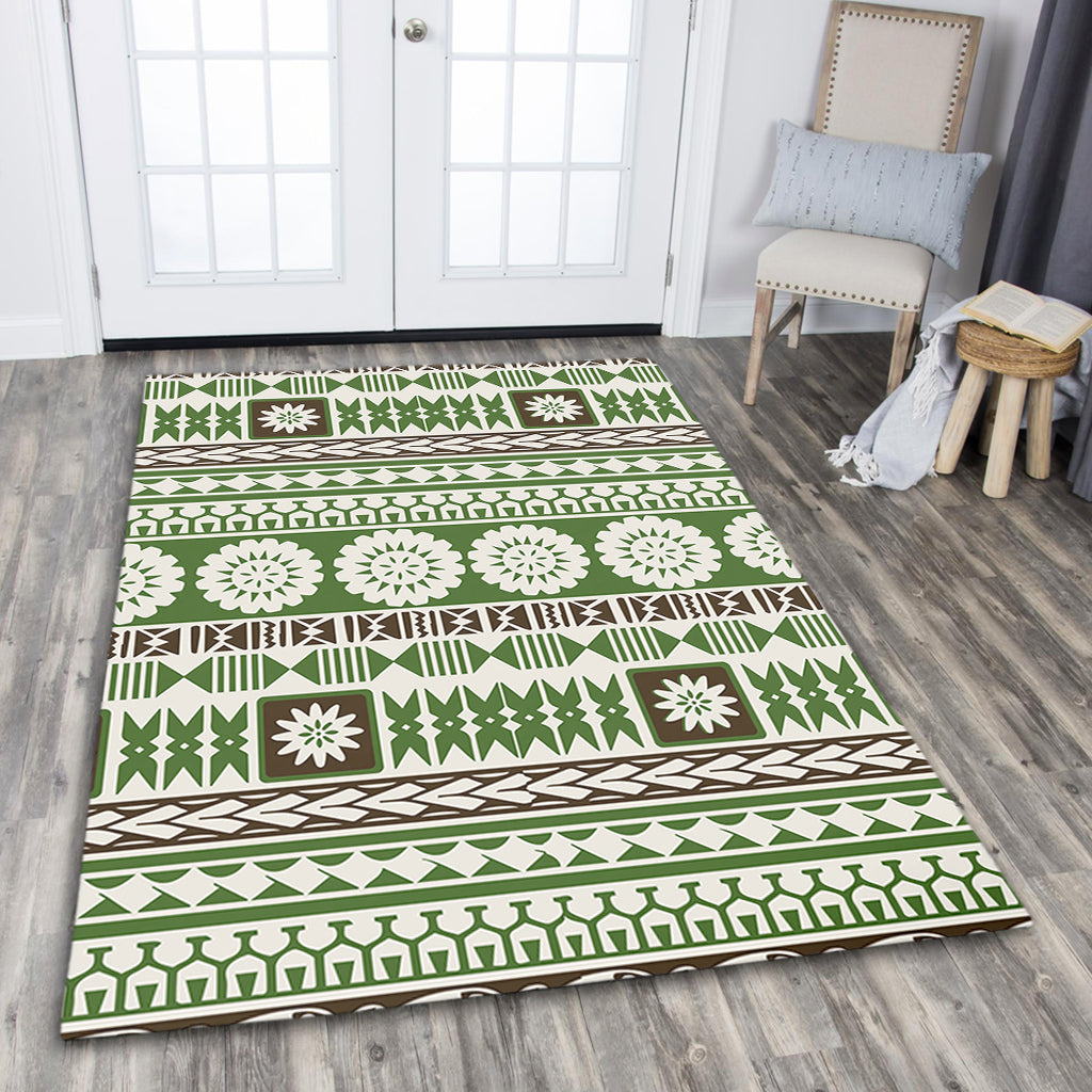 Fiji Area Rug Tapa Pattern