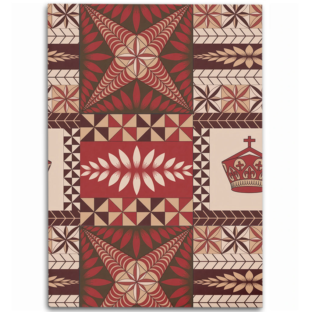 Tonga Area Rug Ngatu Pattern