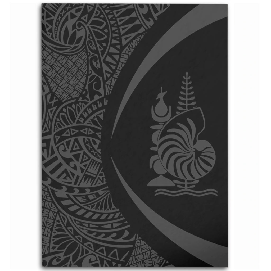 New Caledonia Area Rug Lauhala Gray Circle Style