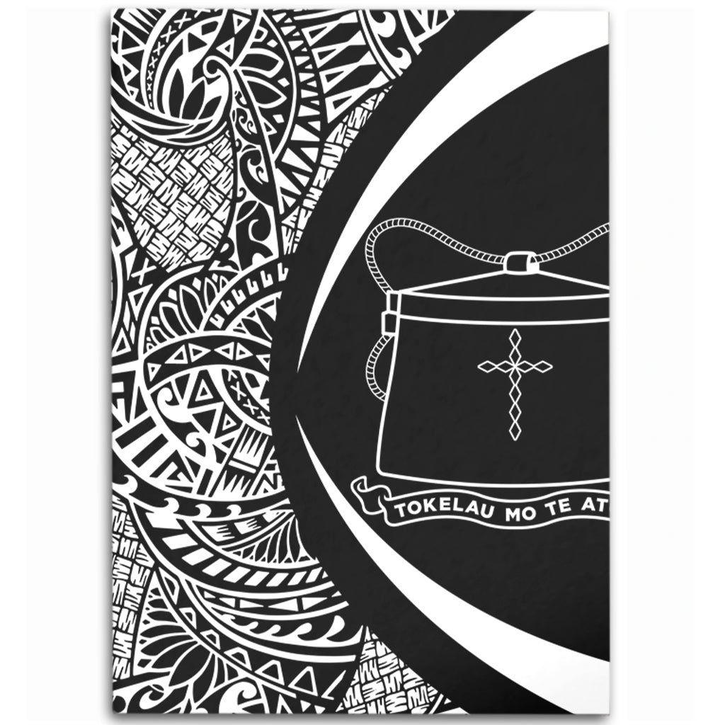 Tokelau Area Rug Lauhala White Circle Style