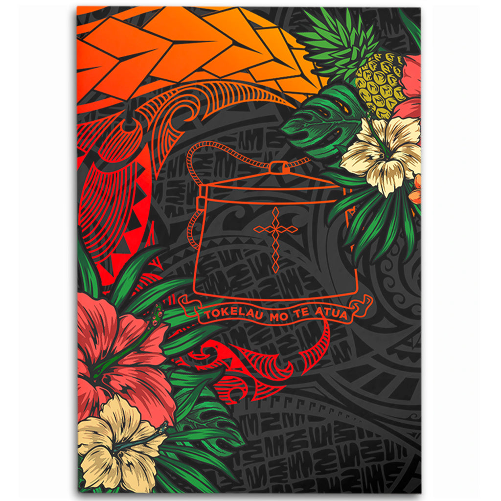 Tokelau Area Rug Polynesian Coat Of Arms Tropical