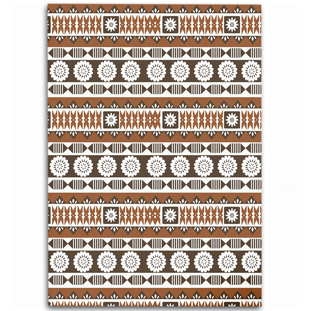 Fiji Area Rug Tapa Masi Pattern