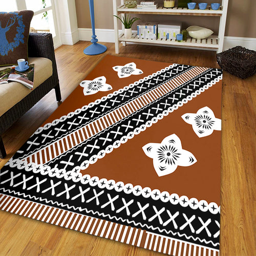 Fiji Area Rug Tapa Clothes
