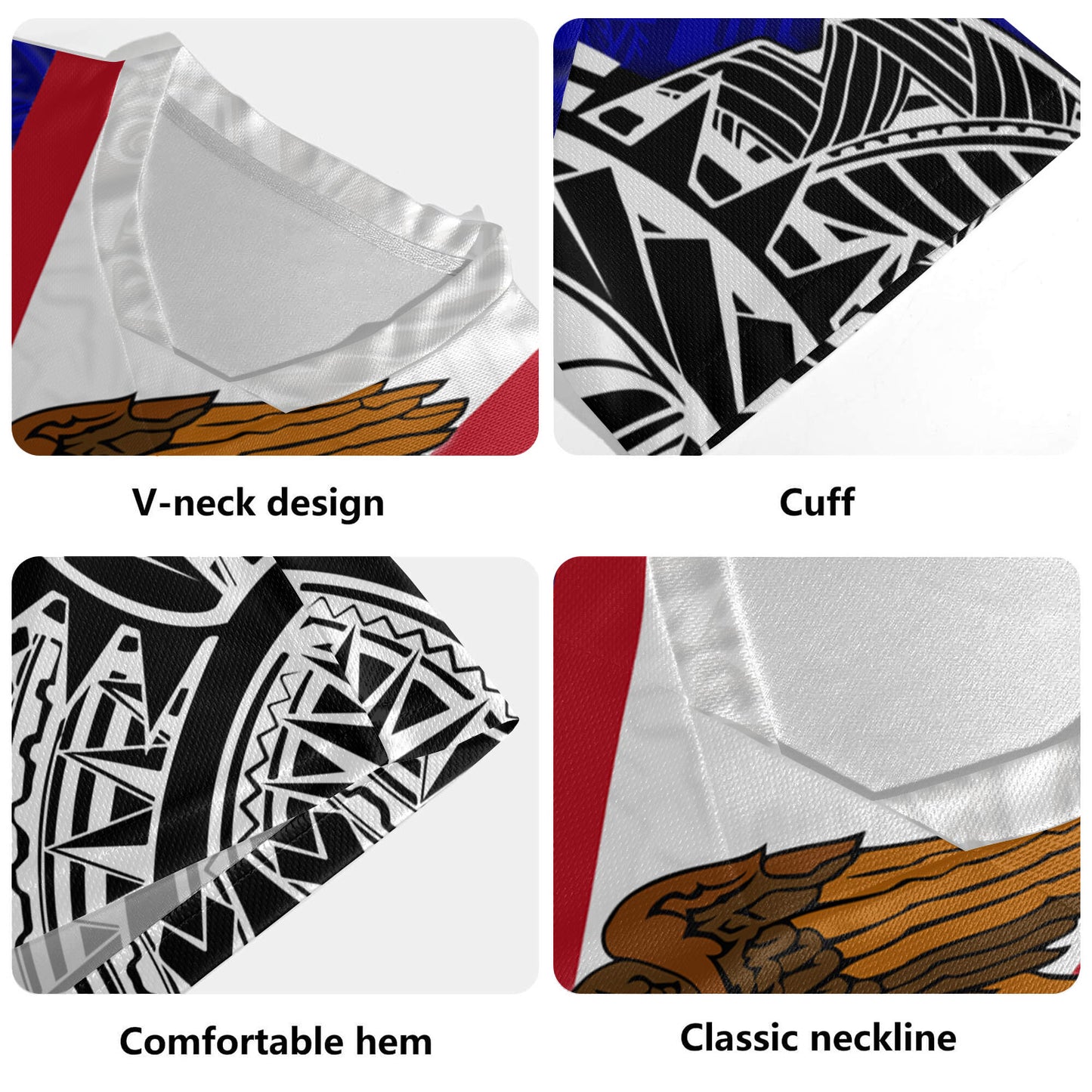 American Samoa Custom Personalised Rugby Jersey American Samoa Flag With Eagle Style