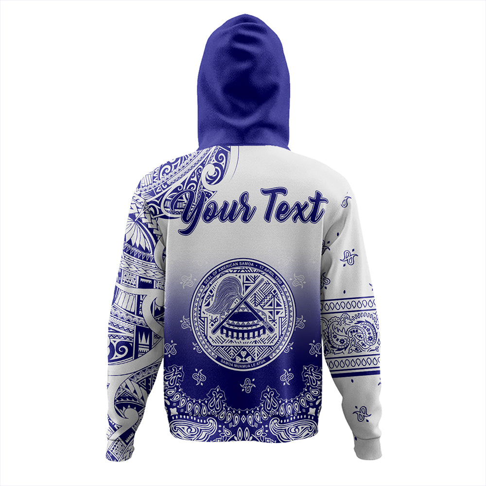 Samoa Hoodie Custom American Samoa Pattern With Paisley Style