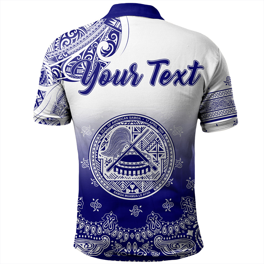 Samoa Polo Shirt Custom American Samoa Pattern With Paisley Style
