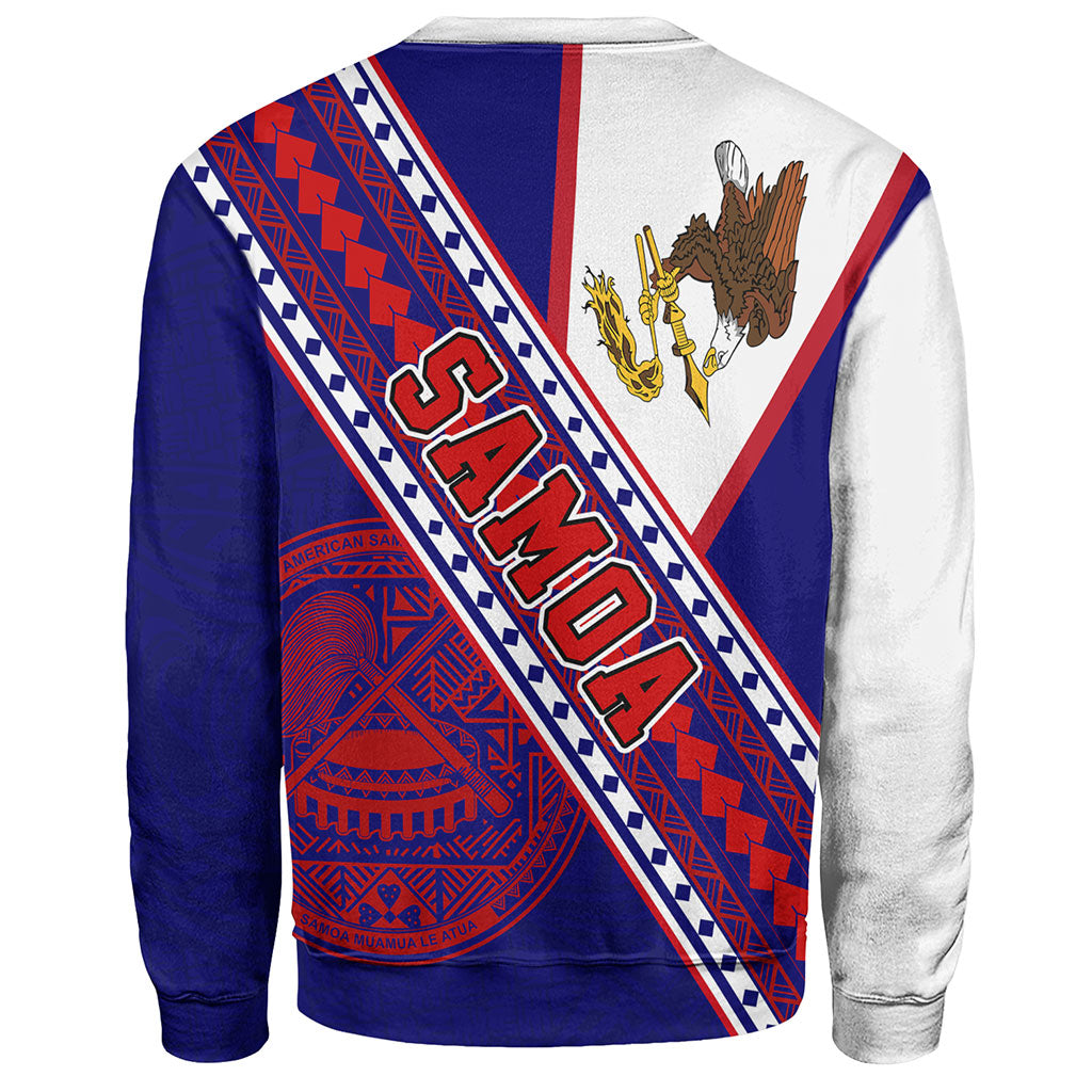 American Samoa Sweatshirt Flag And Coat Of Arms