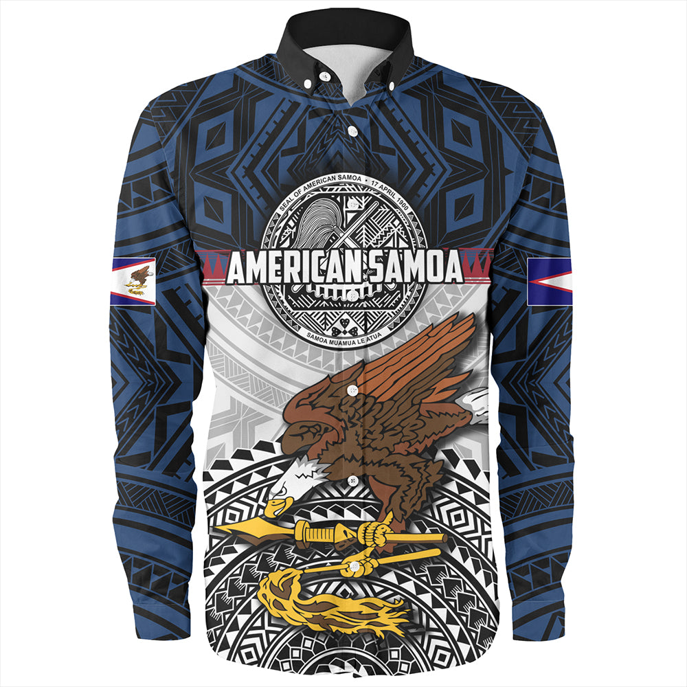 Samoa Long Sleeve Shirt Seal Of American Samoa Polynesian