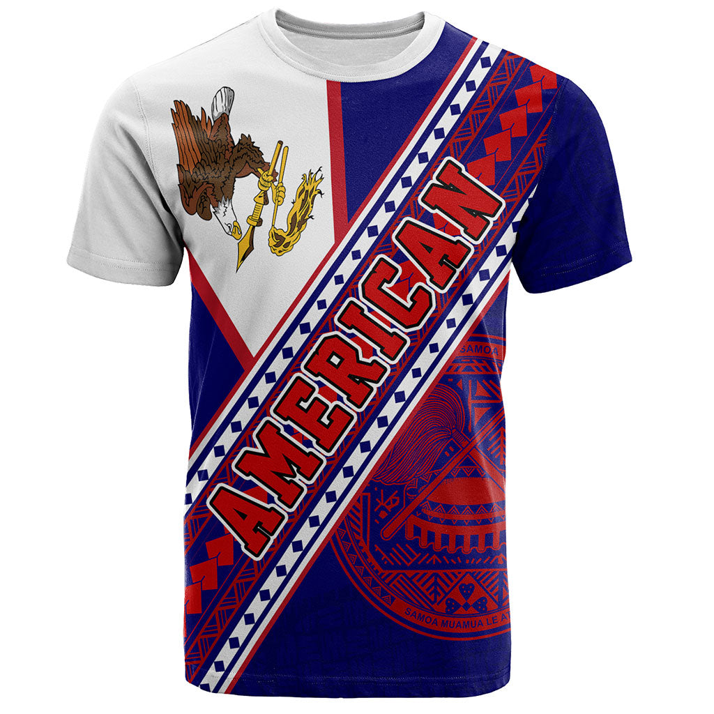American Samoa T-Shirt Flag And Coat Of Arms