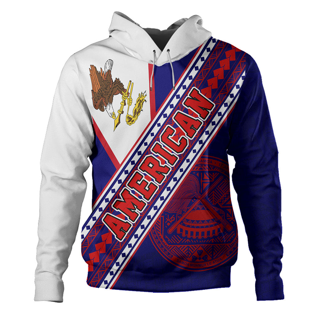 American Samoa Hoodie Flag And Coat Of Arms