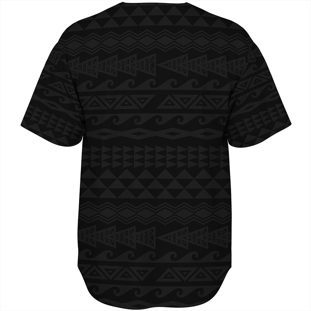 American Samoa Baseball Shirt Tribal Polynesia Flag Crack Style
