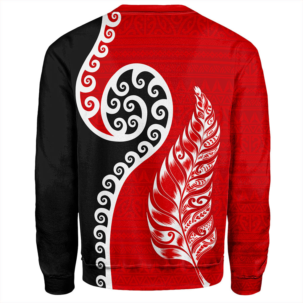 New Zealand Sweatshirt Aotearoa Maori Waitangi Day
