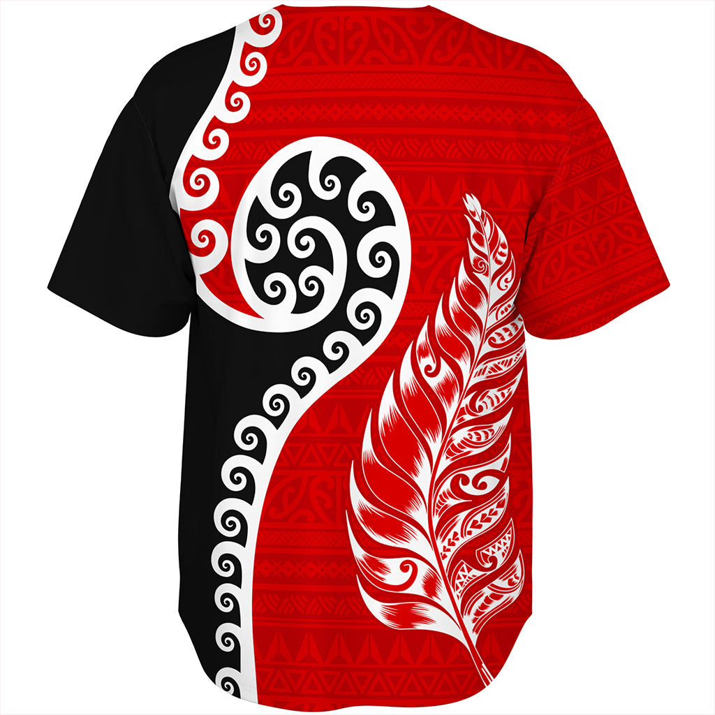 New Zealand Baseball Shirt Aotearoa Maori Waitangi Day