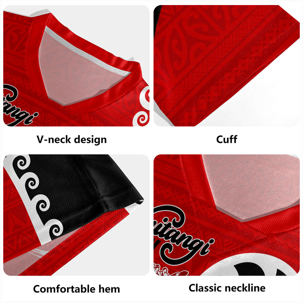 New Zealand Rugby Jersey Aotearoa Maori Waitangi Day