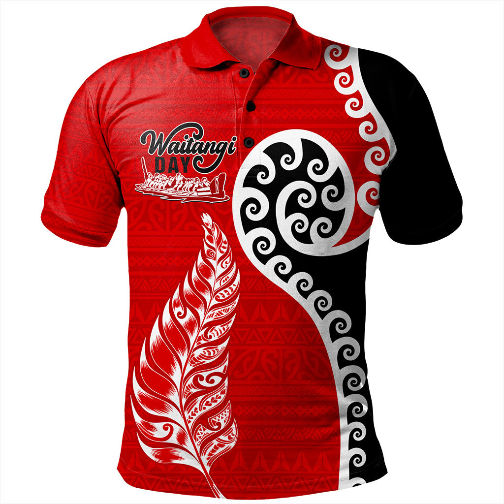 New Zealand Polo Shirt Aotearoa Maori Waitangi Day