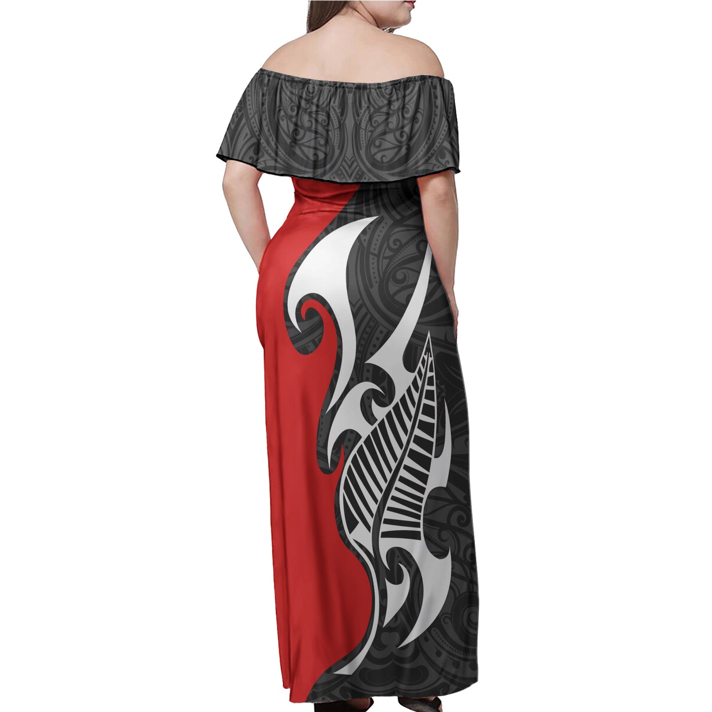 New Zealand Combo Dress And Shirt - Aotearoa Silver Fern Maori