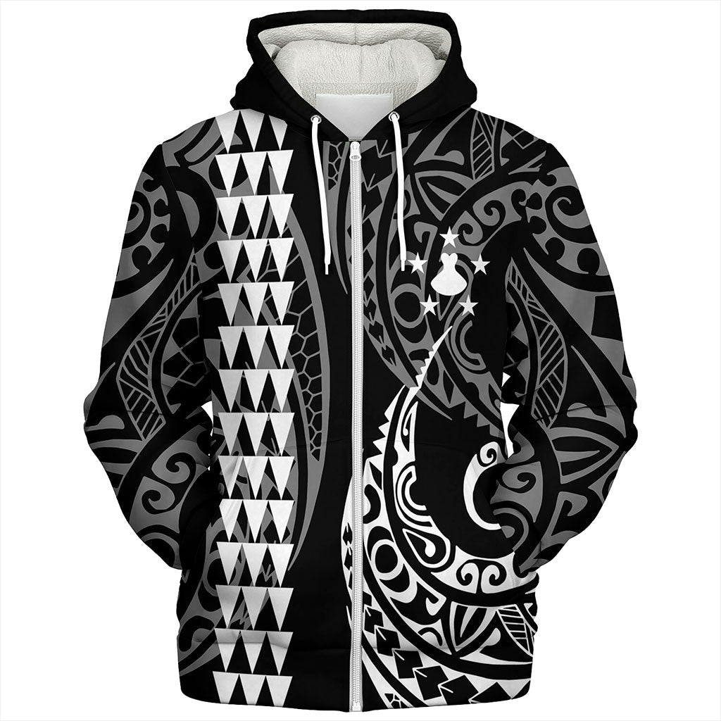 Austral Islands Sherpa Hoodie Kakau Style Ver.1