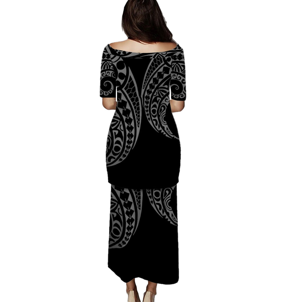 Yap State Combo Puletasi And Shirt Kakau Style White