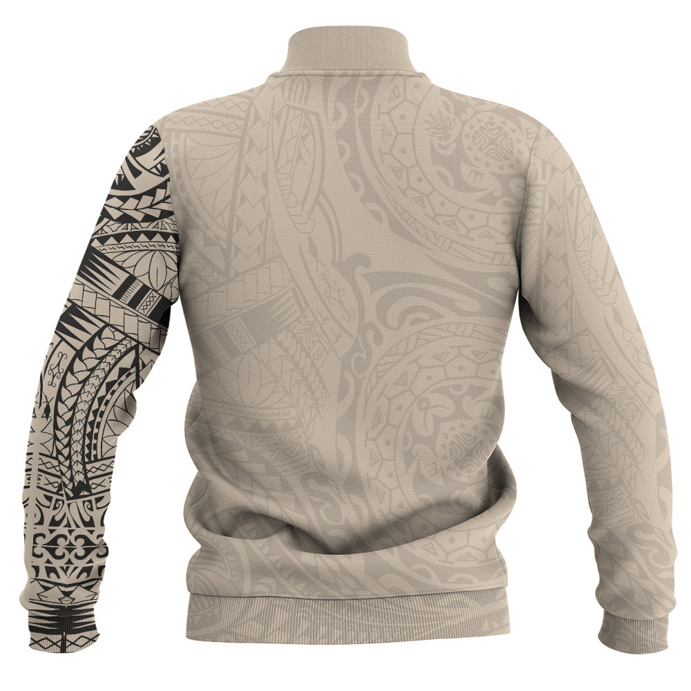 Polynesian Baseball Jacket Polynesian Tattoo Style Version 2.0 Nude