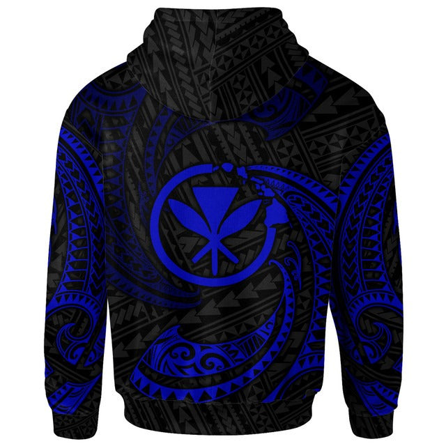 Hawaii Polynesian Hoodie - Gold Tribal Wave