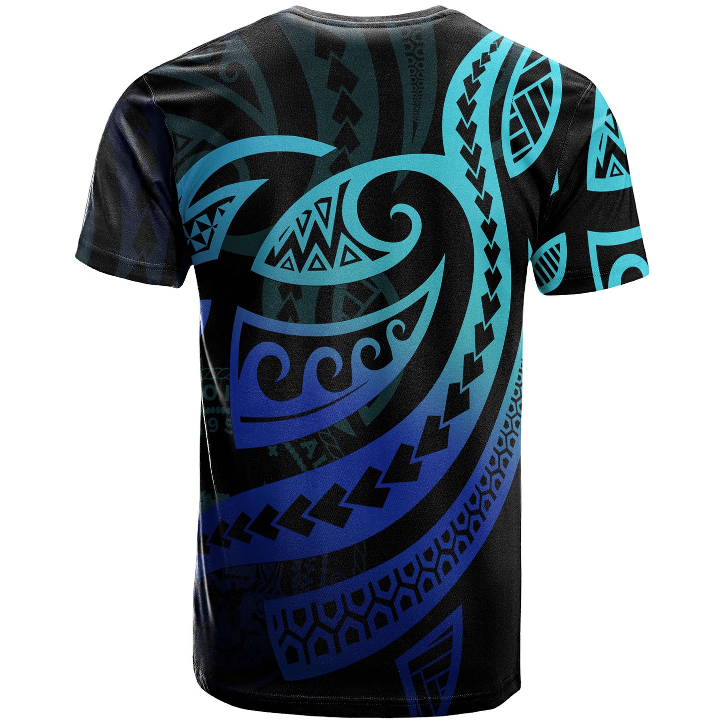 (Na Mele) T-Shirt - Turtle Tattoo Style Ocean