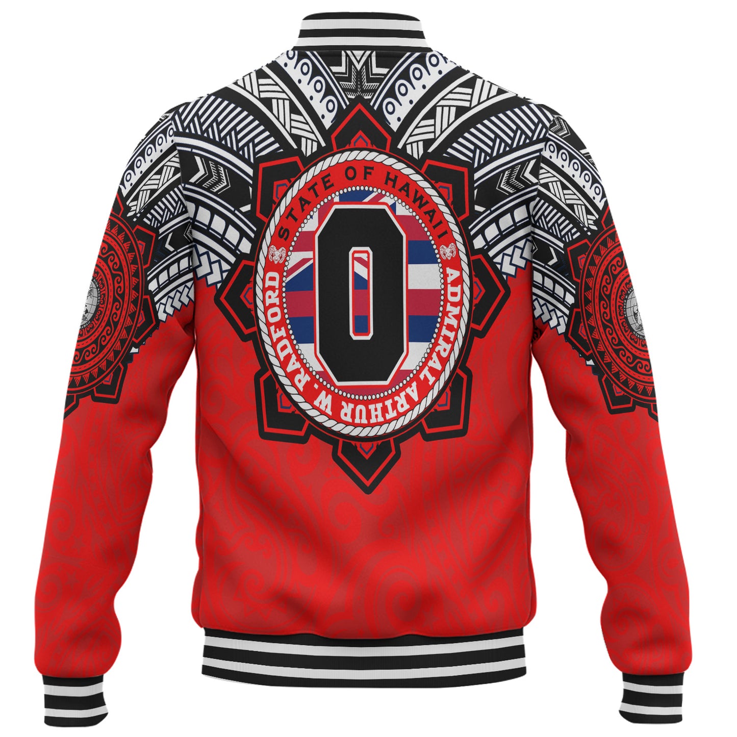 Hawaii Baseball Jacket Custom Radford High School Home Of The RamPage Tribal Style
