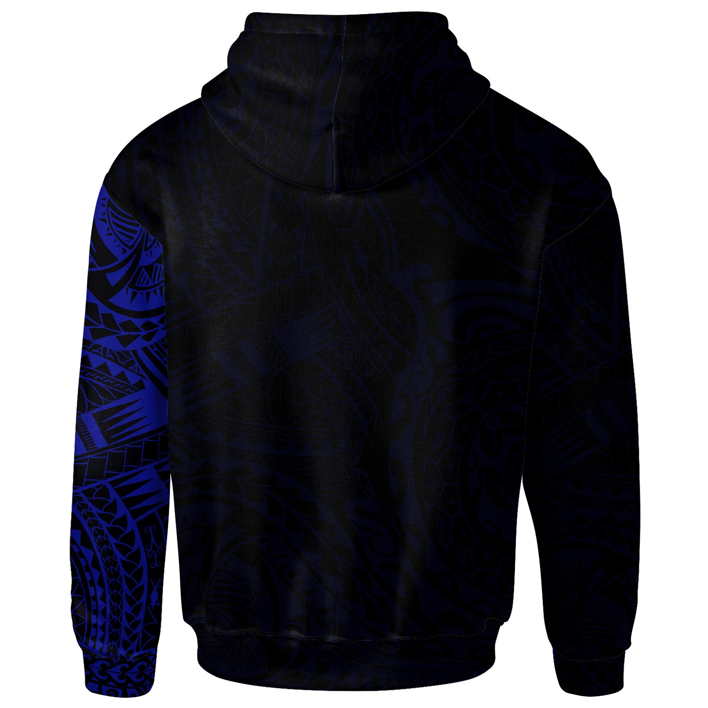 Guam Hoodie - Guam Coat Of Arms Polynesian Tattoo Style 2